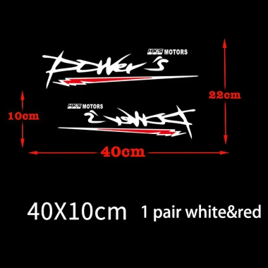 Nhãn dán cửa ô tô HKS MOTORS POWER Decal Vinyl chống nước, phản quang, chống trầy xước cho ô tô, xe máy, xe tải 9