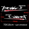 Nhãn dán cửa ô tô HKS MOTORS POWER Decal Vinyl chống nước, phản quang, chống trầy xước cho ô tô, xe máy, xe tải 10