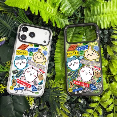 Nhãn dán hành lý Chiikawa dễ thương, vỏ sạc từ tính không dây cho iPhone 11-17 Pro Max, acrylic, chống sốc cứng