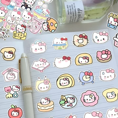 Nhãn Dán Hello Kitty - Set 100 Sticker Mèo Đáng Yêu Trang Trí Laptop Điện Thoại Giá Chỉ 22000đ 5 Nhãn Dán Hello Kitty - Set 100 Sticker Mèo Đáng Yêu Trang Trí Laptop Điện Thoại Giá Chỉ 22000đ 5
