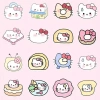 Nhãn Dán Hello Kitty - Set 100 Sticker Mèo Đáng Yêu Trang Trí Laptop Điện Thoại Giá Chỉ 22000đ 7