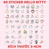 Nhãn Dán Hello Kitty - Set 100 Sticker Mèo Đáng Yêu Trang Trí Laptop Điện Thoại Giá Chỉ 22000đ 10