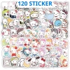 Nhãn Dán Hello Kitty - Set 100 Sticker Mèo Đáng Yêu Trang Trí Laptop Điện Thoại Giá Chỉ 22000đ 11