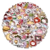 Nhãn Dán Hello Kitty - Set 100 Sticker Mèo Đáng Yêu Trang Trí Laptop Điện Thoại Giá Chỉ 22000đ 12