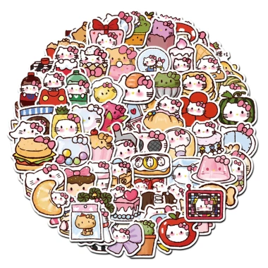 Nhãn Dán Hello Kitty - Set 100 Sticker Mèo Đáng Yêu Trang Trí Laptop Điện Thoại Giá Chỉ 22000đ 12 Nhãn Dán Hello Kitty - Set 100 Sticker Mèo Đáng Yêu Trang Trí Laptop Điện Thoại Giá Chỉ 22000đ 12