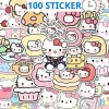 Nhãn Dán Hello Kitty - Set 100 Sticker Mèo Đáng Yêu Trang Trí Laptop Điện Thoại Giá Chỉ 22000đ 17
