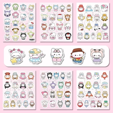 Nhãn Dán Hello Kitty - Set 100 Sticker Mèo Đáng Yêu Trang Trí Laptop Điện Thoại Giá Chỉ 22000đ 18 Nhãn Dán Hello Kitty - Set 100 Sticker Mèo Đáng Yêu Trang Trí Laptop Điện Thoại Giá Chỉ 22000đ 18