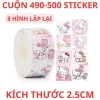 Nhãn Dán Hello Kitty - Set 100 Sticker Mèo Đáng Yêu Trang Trí Laptop Điện Thoại Giá Chỉ 22000đ 21