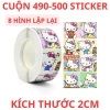 Nhãn Dán Hello Kitty - Set 100 Sticker Mèo Đáng Yêu Trang Trí Laptop Điện Thoại Giá Chỉ 22000đ 23