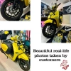 Nhãn Dán Phản Ứng Trung Tâm Bánh Xe Honda Giorno125 Chống Thấm Nước Trang Trí Vành Xe 2