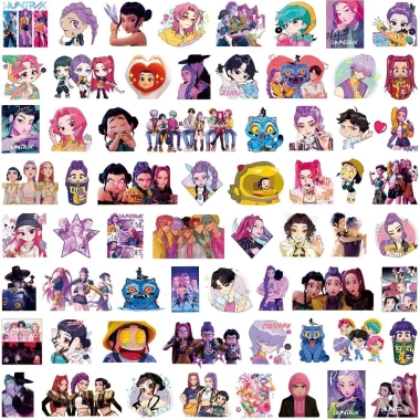 Nhãn dán Thợ săn quỷ KPop - Giá 224.759 VND, giảm giá, dán bám chắc, phong cách