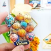 Nhãn dán tủ lạnh đèn lồng VN, từ tính 3D, quà tặng du lịch, trang trí 99.000 VND