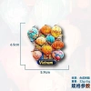 Nhãn dán tủ lạnh đèn lồng VN, từ tính 3D, quà tặng du lịch, trang trí 99.000 VND 9