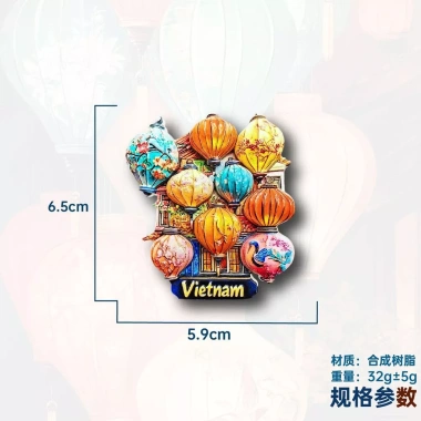 Nhãn dán tủ lạnh đèn lồng VN, từ tính 3D, quà tặng du lịch, trang trí 99.000 VND 9 Nhãn dán tủ lạnh đèn lồng VN, từ tính 3D, quà tặng du lịch, trang trí 99.000 VND 9