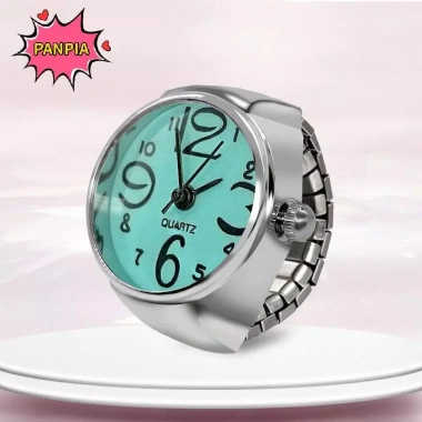 Nhẫn đồng hồ thạch anh punk vintage co giãn cho nữ – hip hop, giá ưu đãi 47.960₫