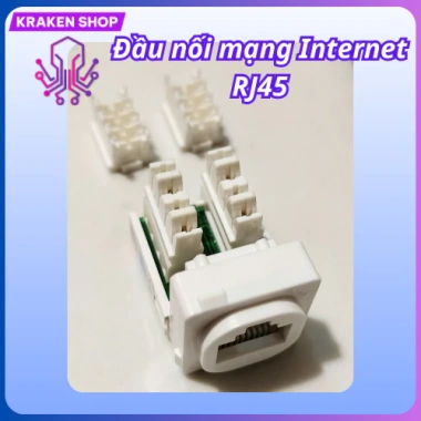 Nhân ổ cắm mạng âm tường SINO VANLOCK bo tròn góc chuẩn Cat5 - Giá 25.000 VND