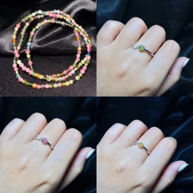 Nhẫn t.ou.r.ma.lin sang trọng - Thiết kế tinh tế, khắc họa phong cách, giảm giá đặc biệt 250.000₫ (giá gốc 320.000₫)