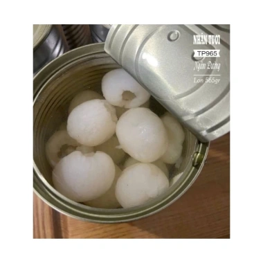 Nhãn tươi ngâm đường Long An 565gr - Thức uống giải nhiệt, không hóa chất, chỉ 62.000₫