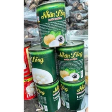 Nhãn tươi ngâm đường Long An 565gr - Thức uống giải nhiệt, không hóa chất, chỉ 62.000₫