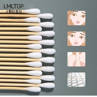 NHẬP KHẨU GÓI 100 CÂY TĂM BÔNG NGOÁI TAI 2 ĐẦU ĐA NĂNG LMLTOP GIÁ 9.000 VNĐ