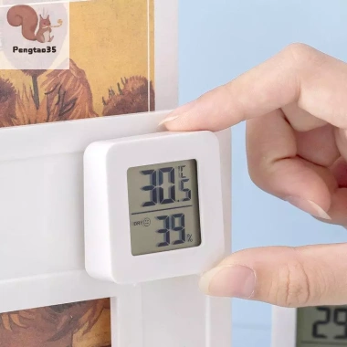Nhiệt kế điện tử Pengtao35 đo độ ẩm, nhiệt độ khô ướt, treo tường - 57.750 VND 3 Nhiệt kế điện tử Pengtao35 đo độ ẩm, nhiệt độ khô ướt, treo tường - 57.750 VND 3