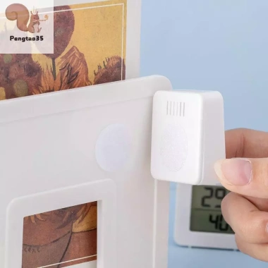 Nhiệt kế điện tử Pengtao35 đo độ ẩm, nhiệt độ khô ướt, treo tường - 57.750 VND