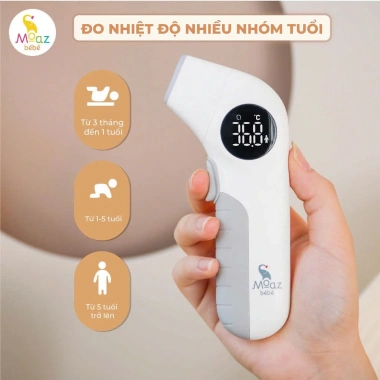 Nhiệt kế hồng ngoại Moaz MB097 - Michi Baby MC759, Bảo hành 12 tháng, Giá ưu đãi 735.000₫
