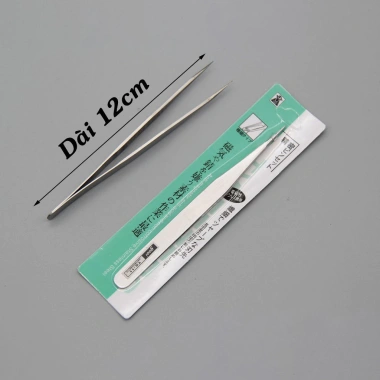 Nhíp gắp đầu nhọn 12cm loại tốt - Độ bền cao, gắp đồ thủ công, chỉ 30.000₫