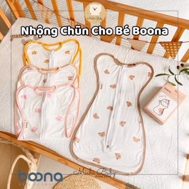 Nhộng Chũn Boona MC062 - Túi ngủ bé an toàn, ngủ ngon, tiện lợi, giá 89.000 VND