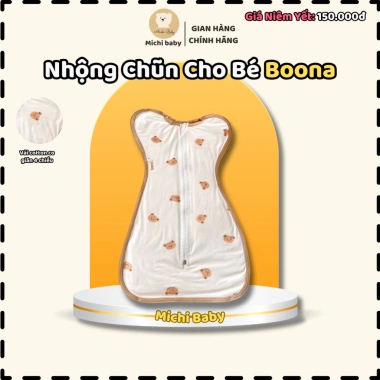 Nhộng Chũn Boona MC062 - Túi ngủ bé an toàn, ngủ ngon, tiện lợi, giá 89.000 VND 2