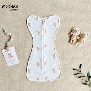 Nhộng Chũn Mesh Mochee Vải Thở Siêu Mềm Co Dãn Giúp Bé Ngủ Sâu - Michi Baby MC552 10 Nhộng Chũn Mesh Mochee Vải Thở Siêu Mềm Co Dãn Giúp Bé Ngủ Sâu - Michi Baby MC552 10