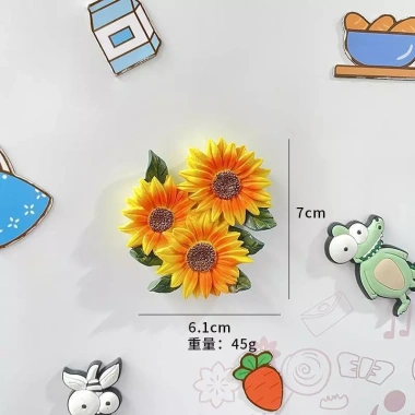 Nhựa Hoa Tủ Lạnh 3D Miếng Dán - Mô Phỏng Thực Vật Ba Chiều, Giá 104.500₫ 7