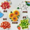 Nhựa Hoa Tủ Lạnh 3D Miếng Dán - Mô Phỏng Thực Vật Ba Chiều, Giá 104.500₫ 10