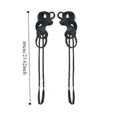 Nơ Bun Head Tóc Giả Hanfu Đuôi Ngựa Xoắn, Kẹp Móng Vuốt Nhẹ, Tóc Nối Dài Tự Nhiên – 178.200₫