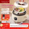 Nồi áp suất điện Hàn Quốc men gốm 3 ngăn đa năng, chống dính, nấu cơm nhanh