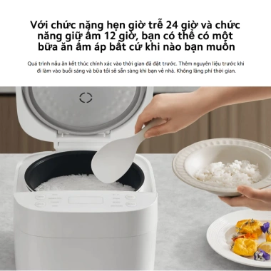 Nồi Cơm Điện Xiaomi 1.5L/4L Đa Năng, Chính Hãng, Bảo Hành 12 Tháng, Giá Ưu Đãi 1.4 Triệu