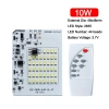 NORBORTO Chip Đèn LED SMD 2.835 10‑100W Độ Sáng Cao Bảng Đèn Trắng Điều Khiển Từ Xa 10