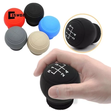 Núm chuyển số ô tô đa năng vỏ silicon bảo vệ, chống bụi, chống trượt, cần số bánh răng