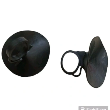 Núm hút cao su chân không đen bóng 5x3,5cm - Đỡ kính, hít dễ dàng, 15.000₫