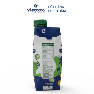 Nước Dứa Tươi Cơ Hộp Giấy 330ml ViệtcoCo USDA Organic - Xanh Sam Natural, Giá 35.000