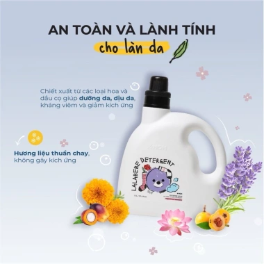 Nước giặt đồ sơ sinh hữu cơ K-mom Lalabebe Hàn Quốc - Giảm còn 179.000₫ 3