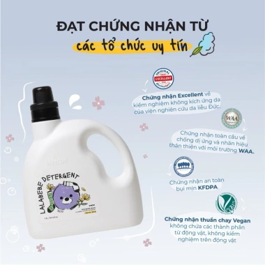 Nước giặt đồ sơ sinh hữu cơ K-mom Lalabebe Hàn Quốc - Giảm còn 179.000₫ 4