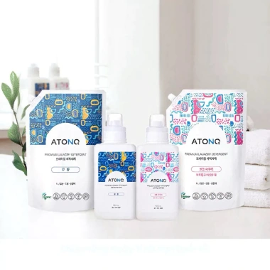 Nước giặt & xả hữu cơ thuần chay ATONO2 cho bé sơ sinh, đồ lót mẹ & quần áo gia đình - Giá chỉ 165.000₫ 2