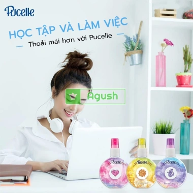 Nước hoa bé gái Pucelle Mist Jolly Rhythm tím 75ml xịt ngọt - Giá rẻ 58.000₫ 5