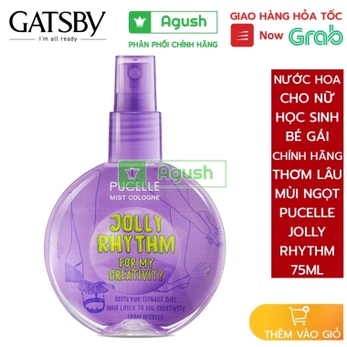 Nước hoa bé gái Pucelle Mist Jolly Rhythm tím 75ml xịt ngọt - Giá rẻ 58.000₫ 10