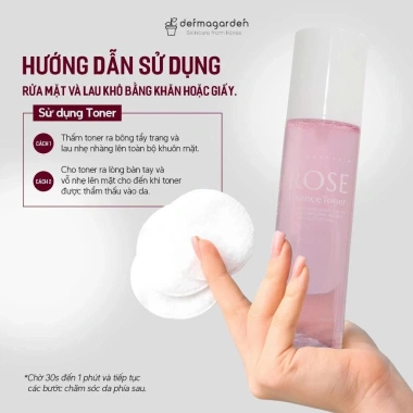 Nước Hoa Hồng Dermagarden Rose Essence Toner 150ml – Dưỡng ẩm, se khít lỗ chân lông, giảm còn 560k 7
