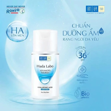 Nước hoa hồng Hada Labo Advanced Nourish Hyaluron 170ml/40ml - Dưỡng ẩm sâu, làm mờ nếp nhăn, giá chỉ 69.000đ