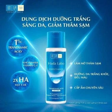 Nước Hoa Hồng Hada Labo Perfect White Arbutin Lotion 40ml - Dưỡng trắng, giảm thâm, chỉ 73.000₫
