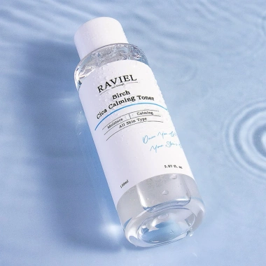 Nước hoa hồng Raviel Calming Toner 150ml - Dịu da, Cica, Birch, xanh dương, 149k 4 Nước hoa hồng Raviel Calming Toner 150ml - Dịu da, Cica, Birch, xanh dương, 149k 4