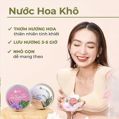 Nước Hoa Khô Dạng Sáp Cỏ Mềm 10g - Tặng Túi Vải - Giá Ưu Đãi 206.000đ 2 Nước Hoa Khô Dạng Sáp Cỏ Mềm 10g - Tặng Túi Vải - Giá Ưu Đãi 206.000đ 2